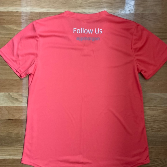 JP Morgan Corporate Challenge Finisher large jersey gray & peach - Picture 3 of 6